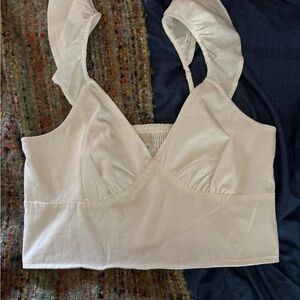 A New Day White Smocked Top